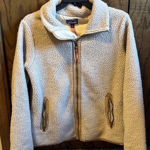Patagonia Cream Teddy Jacket